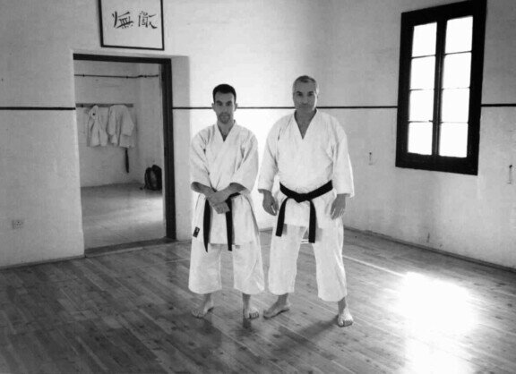 MAESTRO ANGELO PETRILLI - MALTA Foto storica - Il maestro Angelo Petrilli con l'allievo maestro Lorenzoni